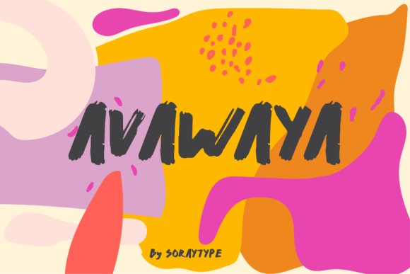 Avawaya: A Bold, Hand-Crafted Script Font for Expressive Editorial Design