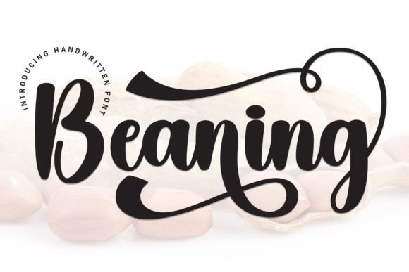 Beaning: A Sweet Handwritten Font for Thoughtful Editorial Design