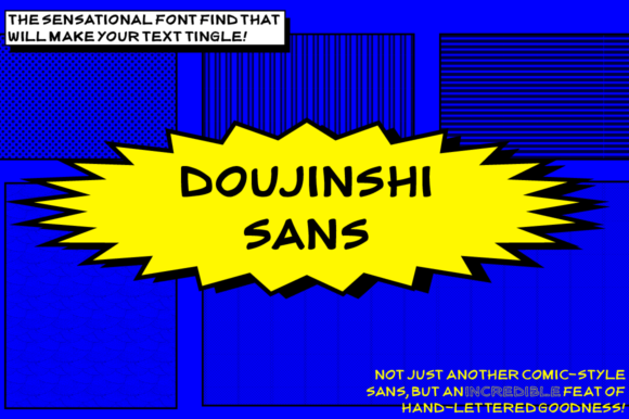 Doujinshi Sans - Bold: The Handwritten Typeface That Elevates My Craft Business