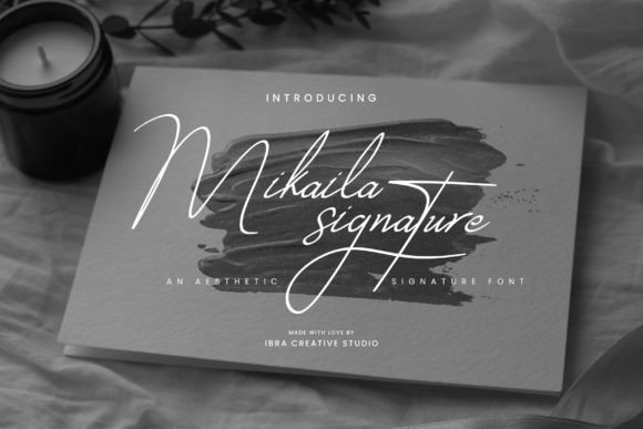 Elegant Typography with Mikaila Signature Font