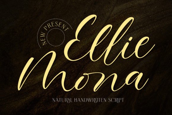 Ellie Mona: A Balanced Script Font for Elegant Web Design