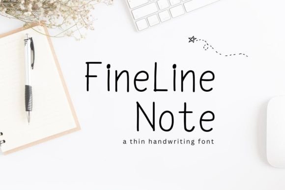 Fineline Note: Elevating Editorial Design with a Handwritten Touch