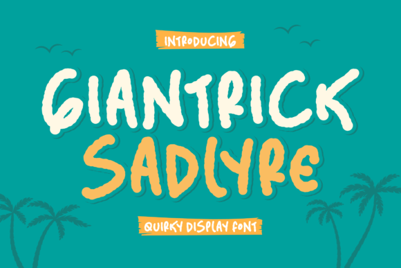 Giantrick Sadlyre: A Playful Script Font for Thoughtful Editorial Design