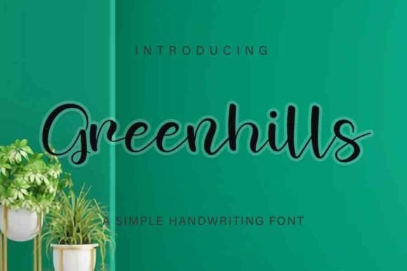 Greenhills: A Playfully Nostalgic Handwritten Font for Web Designers