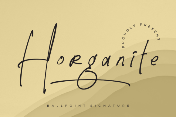 Horganite: A Handwritten Font That Elevates Modern Marketing Typography