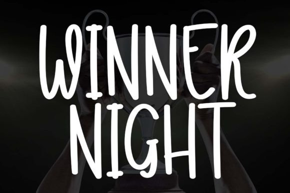 How Winner Night Font Brought Personality to My Campaign Visuals