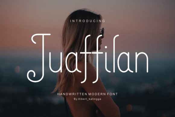 Juaffilan: A Dazzling Script Font for Web Designers and Digital Creators