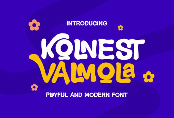 Kolnest Valmola: A Sweet Handwritten Font for Crafters & Product Makers