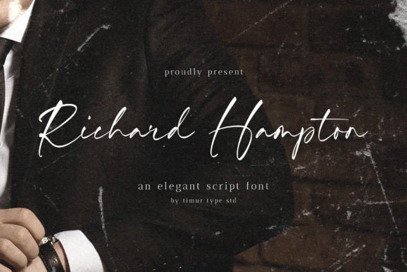 Richard Hampton: A Delicate Handwritten Font for Digital Branding