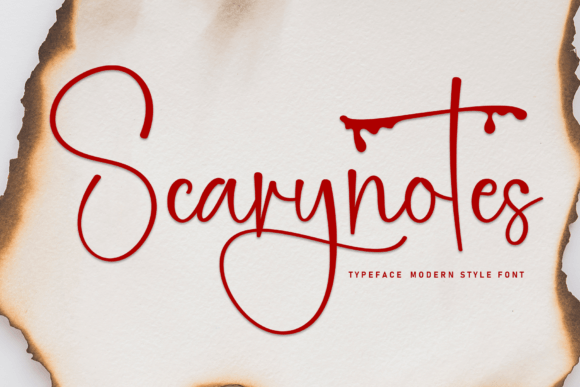 Scarynotes: A Handwritten Font That Elevates Digital Branding and Campaign Visuals