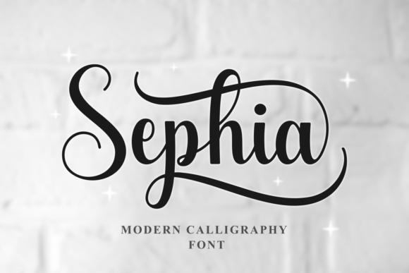 Sephia: A Modern Script Font for Elegant Web Design