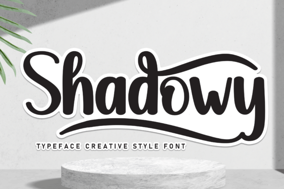 Shadowy Font: A Sweet Touch for Web Design Projects