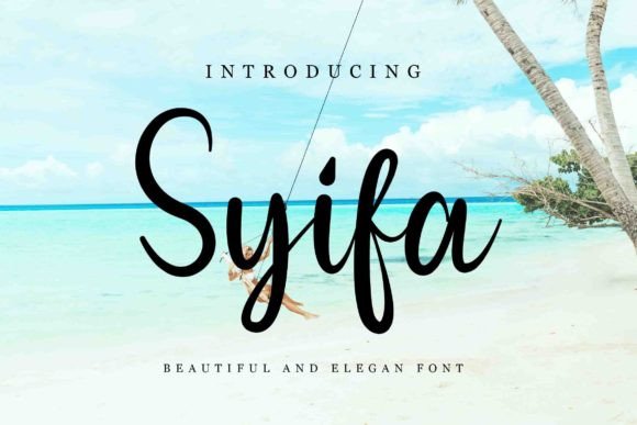 Syifa: A Handwritten Font That Brings Personality to Every Maker’s Project