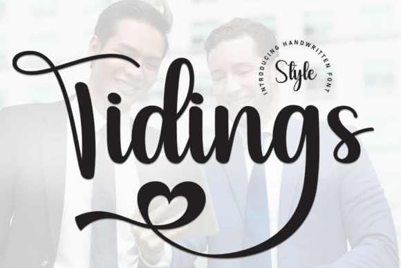 Tidings: A Sweet Handwritten Font That Elevates Your Brand