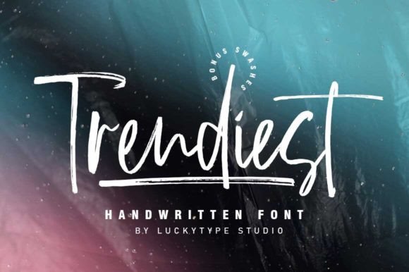 Trendiest: The Modern Handwritten Font for Scroll-Stopping Digital Content