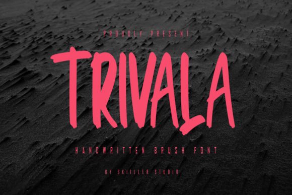 Trivala Font: Adding Personality to Campaign Visuals with Premium Script Typography