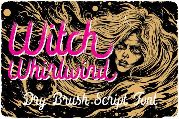 Witch Whirlwind Font: Hauntingly Perfect for Craft & Product Design