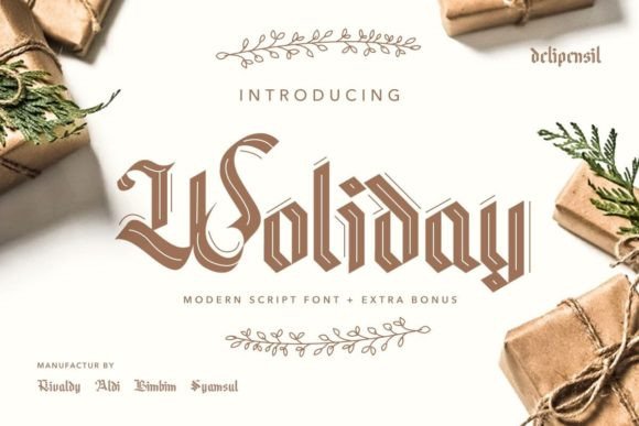Woliday Font Review: A Script Amp Typeface That Adds Personality to Branding